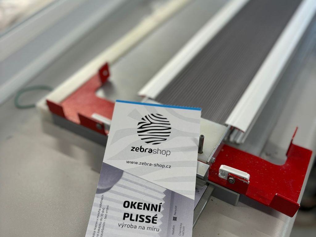 Výroba plisé žaluzie_Zebrashop